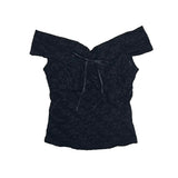 Rose shoulder top