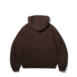 Echo Rune Crop Hoodie (BROWN)