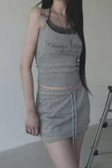 elf Lettering layered sleeveless (2color)