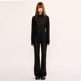 See-through Leggings - Black