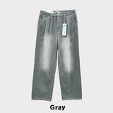 Veil two-tuck wide denim pants