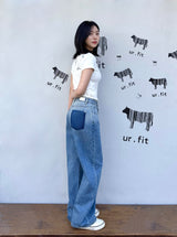 グラデーションウォッシングデニムパンツ code 25003