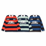 Oversized Old-School Stripe Polo Shirt
