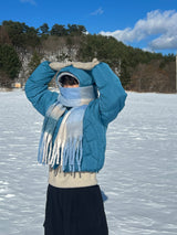 Blue Bear Hooded Padding (4 Colors)