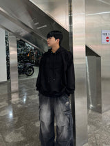 elbow patch hoodie