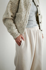 Dumble fleece pants, Cream