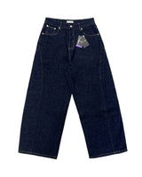 Never Curved Panel Raw Denim