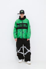 3D TRIPPY RB HOODED JACKET GREEN
