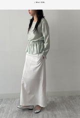 Rose Frill Loose Fit Blouse