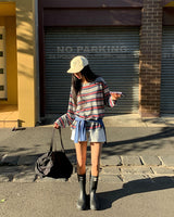 [ORIGINAL] Unit Summer Striped Long Sleeve Tee