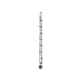 ブラック ブルーム ハート ネックレス