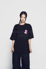 24FW HOSHI X ADLV タイガーフィギュア 半袖Tシャツ ブラック