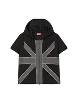 CROSS PATCH HOODIE (BLACK)