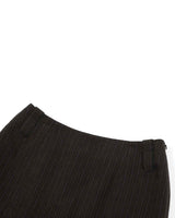 Ribbon Tied Mini Skirt Pants _ BROWN