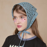 Lace Knit Bandana 4 COLOR