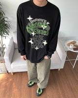メモリープリンテッドロングスリーブ