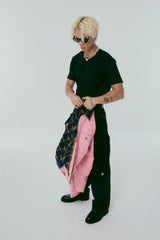 Oversized Destroyed Jacket_Pink