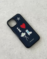 【MADE】 i ♥ cowboyフォンケース (ネイビー)