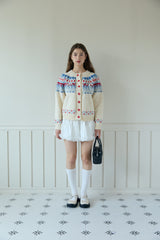 ICELANDIC PATTERNED CARDIGAN