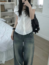 Raina Puff Blouse (2 colors)