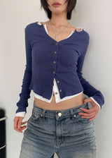 MUTE V RIB CARDIGAN