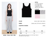 LACE POINT SLEEVELESS (BLACK)
