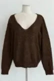 MOHAIR V-NECK OVERSIZED KNIT (9COLORS!)