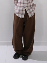 (UNISEX) Bristol ワイドコットンパンツ