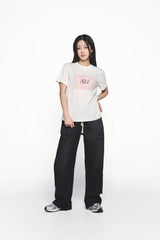 25SS デストロイデニムバドパンツ ブラック