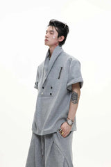 V-Neck Padded Track Shirt