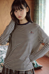 26SS★ Puppy Stripe Long Sleeve