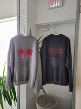 VENTIQUE ピグメントワールドメタルスウェットシャツ 2colors