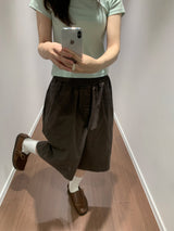 エッセンシャルバンディングバミューダパンツ (4color)