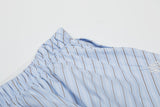 Balloon Stripe Elastic Skirt 231812497