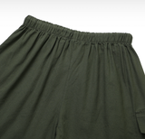 Liu Washing Cargo Banding Shorts