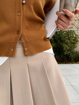 Wanted Pleated Mini Skirt