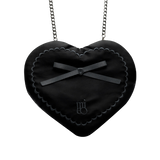 Ribbon Heart Bag _ Black