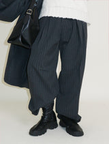 Stutch Solid Wool Long Coat (Lining Fleece-lined)
