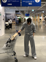 [Set-up]Find fleece sweat zip-up pants