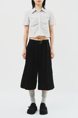 Mine Belted Half Pants (2color)