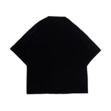 PEANUT STAIN - 4ストライプ アーム ブラック オーバーサイズ Tシャツ