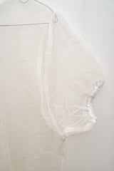 Organza Puff Top (Ivory)