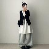 V-T A-Line Simple Round Dress