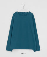 Hiran Button Frill Over Long Sleeve Tee
