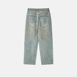 ASCLO Oil Washing Denim Pants
