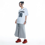 88 フットボール半袖Tシャツ- WHITE