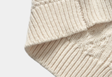 Jake Nordic Cable Overfit Round Long Sleeve Knit