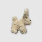 [made] beige dog keyring