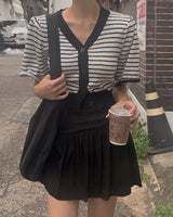 Pura Stripe Knit Cardigan