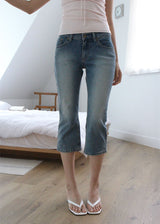 DENIM CAPRI PANTS